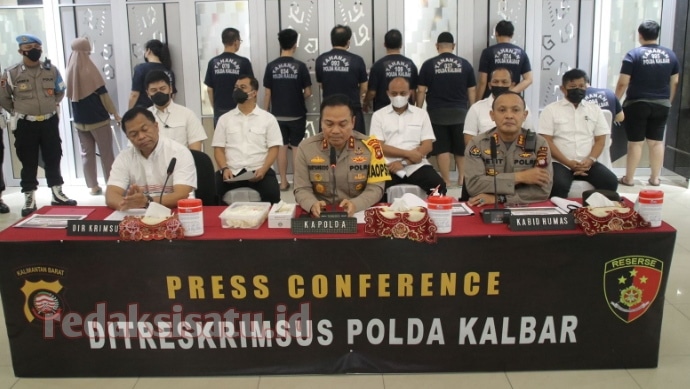 Ungkap 23 Kasus Tambang Ilegal Polda Kalbar Tetapkan 75 Tersangka