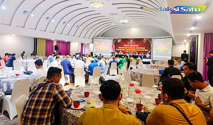 KPU bersama Stakeholder Gelar Rakor Persiapan Pleno Tingkat Kalbar Pemilu 2024 2 Rakor
