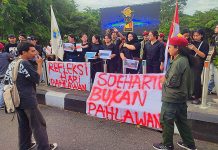 PMKRI Tolak Gelar “Pahlawan” Soeharto, Sampaikan 6 Tuntutan PMKRI