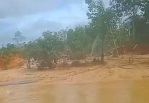 Warga Sebut Ada PETI Kurang Lebih 400 Meter dari Kantor Camat Nanga Mahap Warga