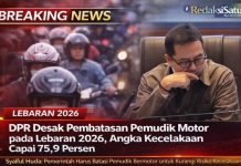 DPR: Desak Pemerintah Batasi Pengendara Motor Saat Jelang Mudik Lebaran DPR