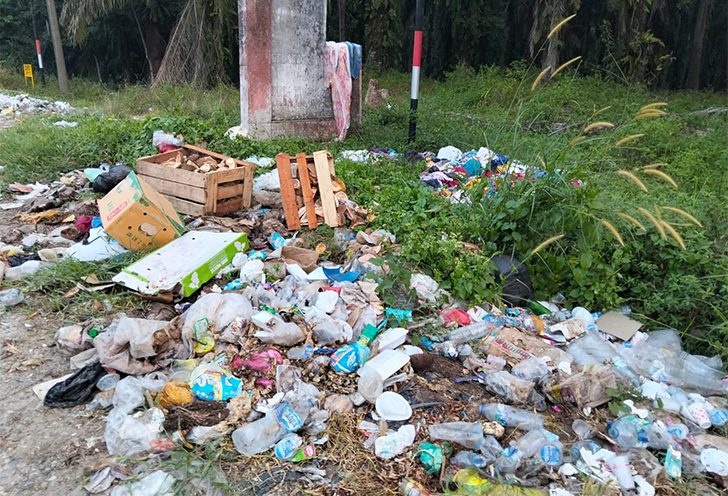 tumpukan sampah
