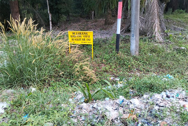 tumpukan sampah