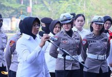Pakor Polwan Polda Kalbar Pimpin Gaktibplin, Tekankan Disiplin dan Profesionalisme Polwan