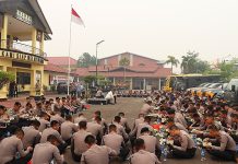 300 Personel BKO Ditsamapta dan Brimob Diberangkatkan untuk Perkuat Penanganan Karhutla di Ketapang BKO
